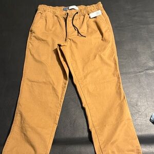 NWT Old Navy Men's Khaki drawstring joggers